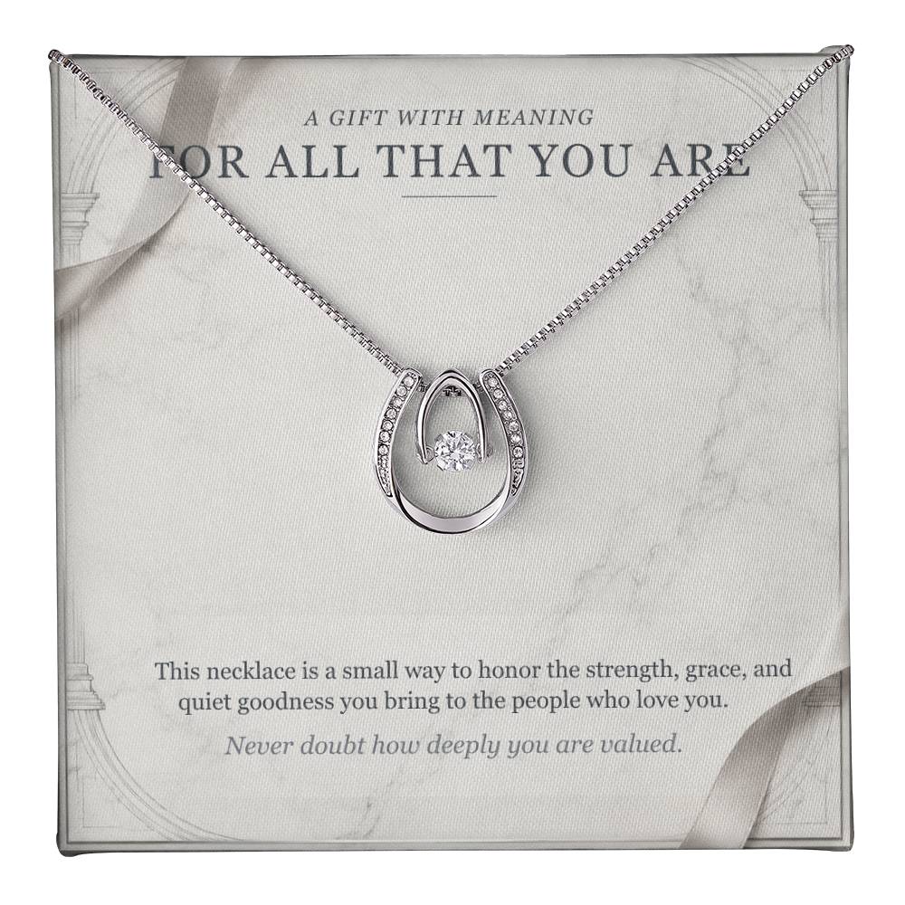 Lucky In Love Necklace – For All That You Are