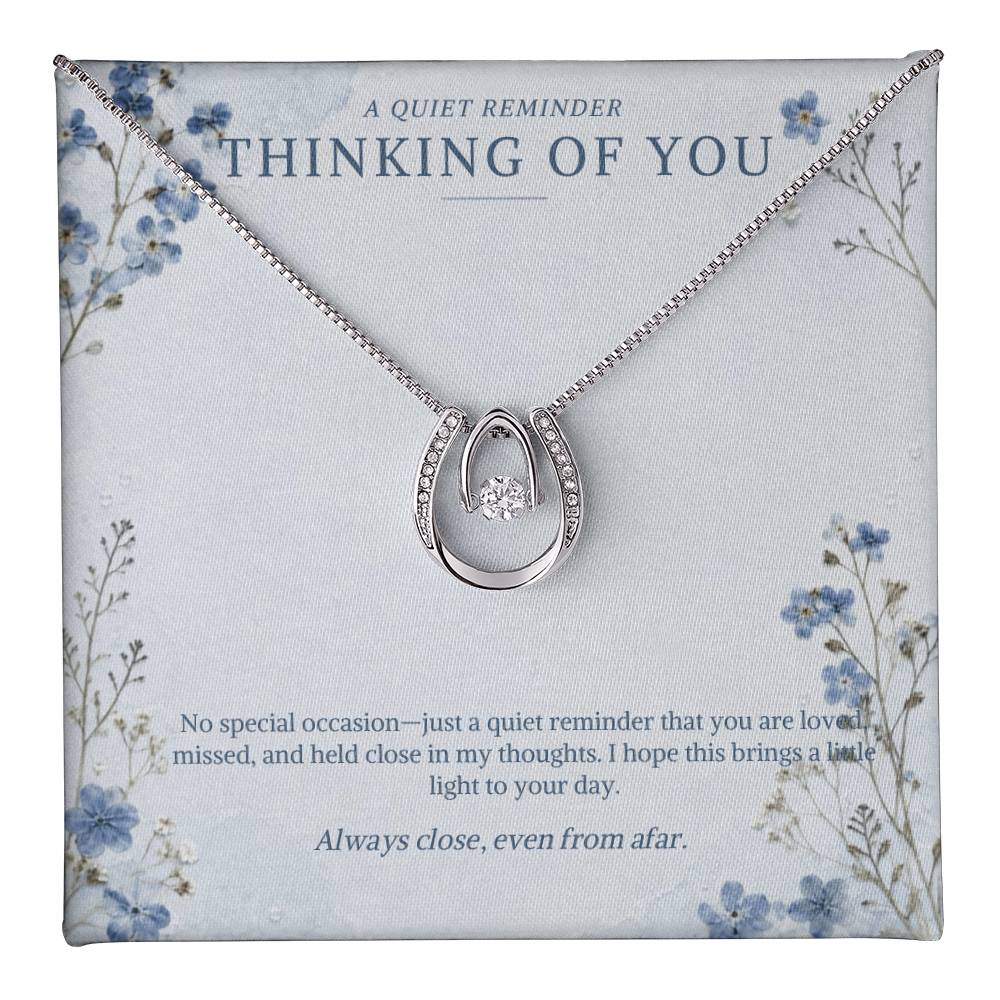 Thinking of You Lucky In Love Necklace