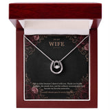 To My Wife Lucky In Love Necklace
