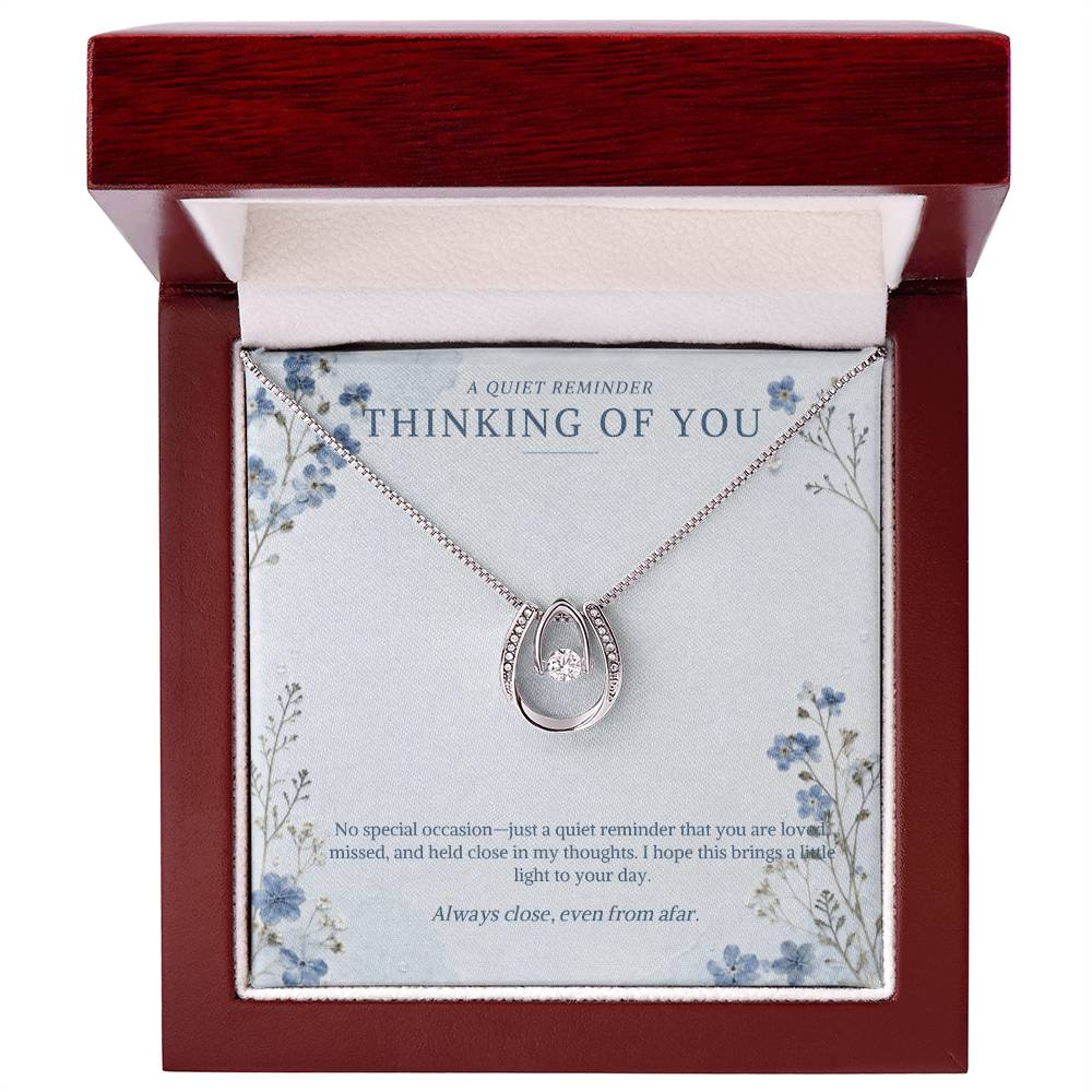 Thinking of You Lucky In Love Necklace