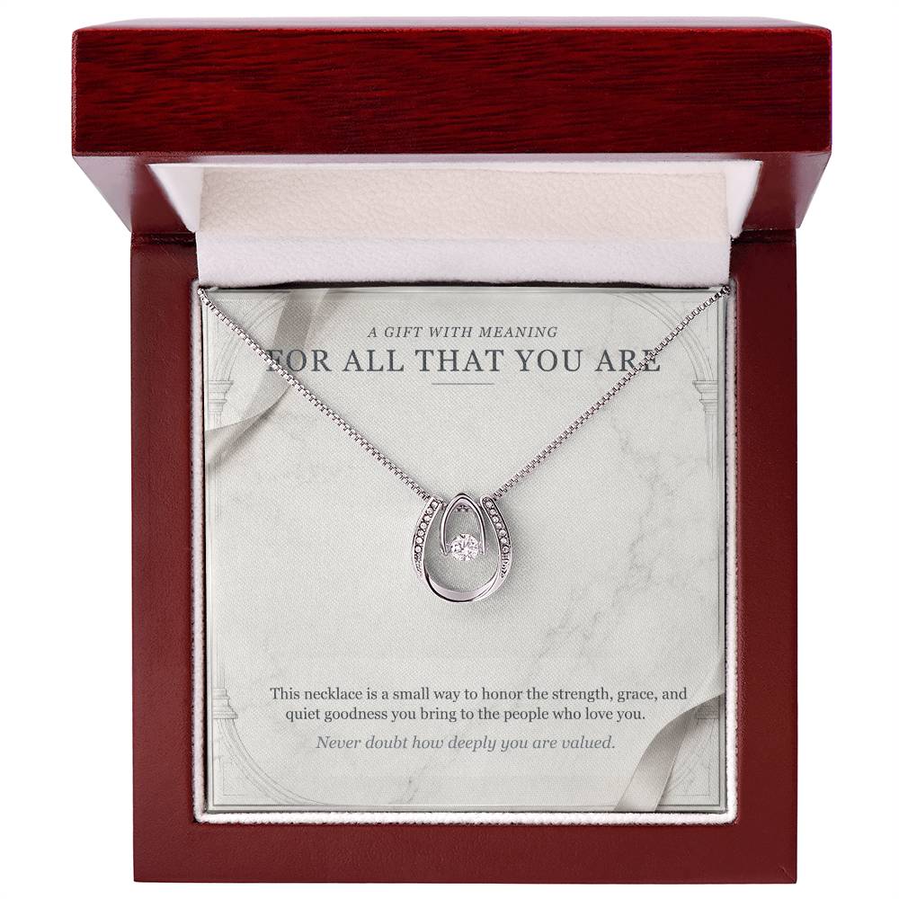 Lucky In Love Necklace – For All That You Are