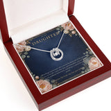 To My Daughter Lucky In Love Necklace