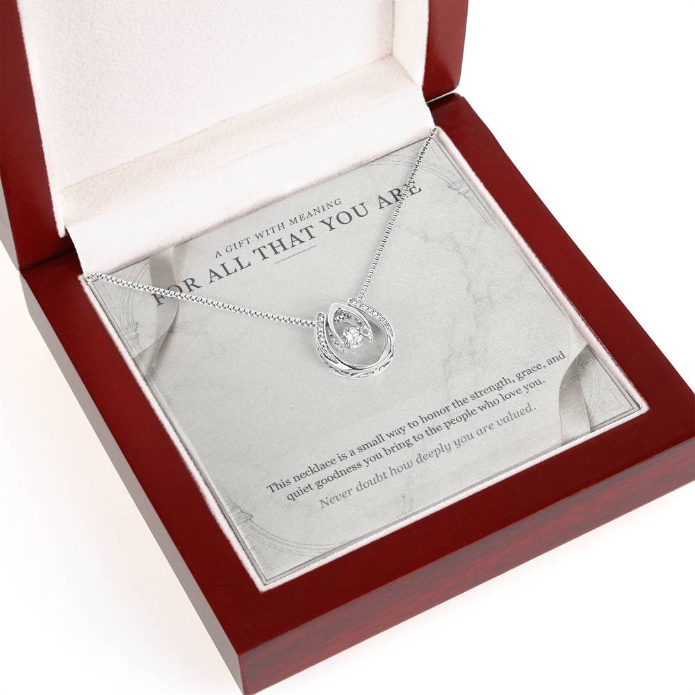 Lucky In Love Necklace – For All That You Are