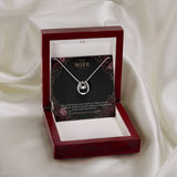 To My Wife Lucky In Love Necklace
