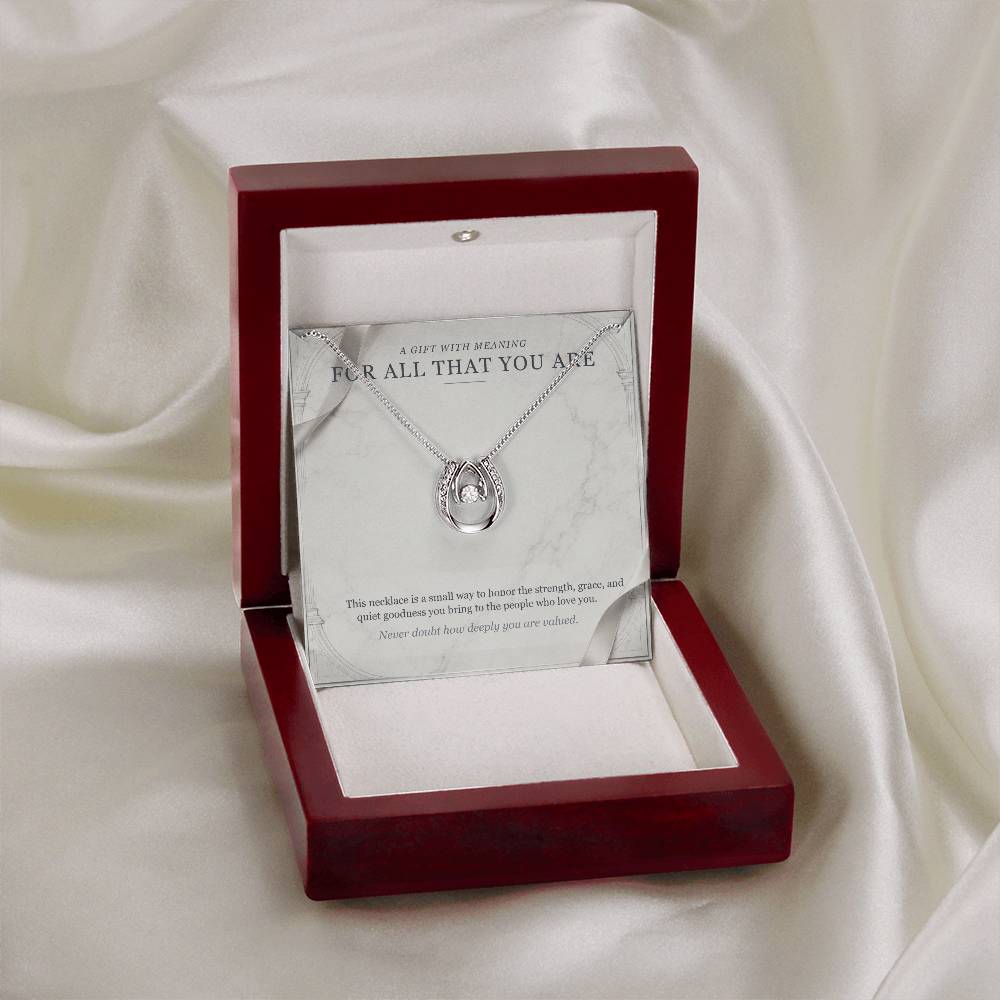 Lucky In Love Necklace – For All That You Are