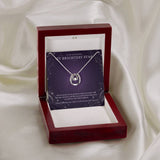 To My Daughter Lucky In Love Necklace – My Brightest Star