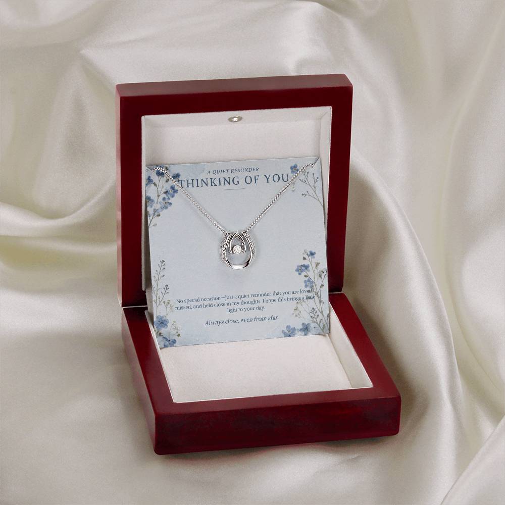 Thinking of You Lucky In Love Necklace