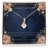 To My Daughter Alluring Beauty Necklace