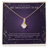 To My Daughter Moonstone Constellation Necklace – My Brightest Star Gift