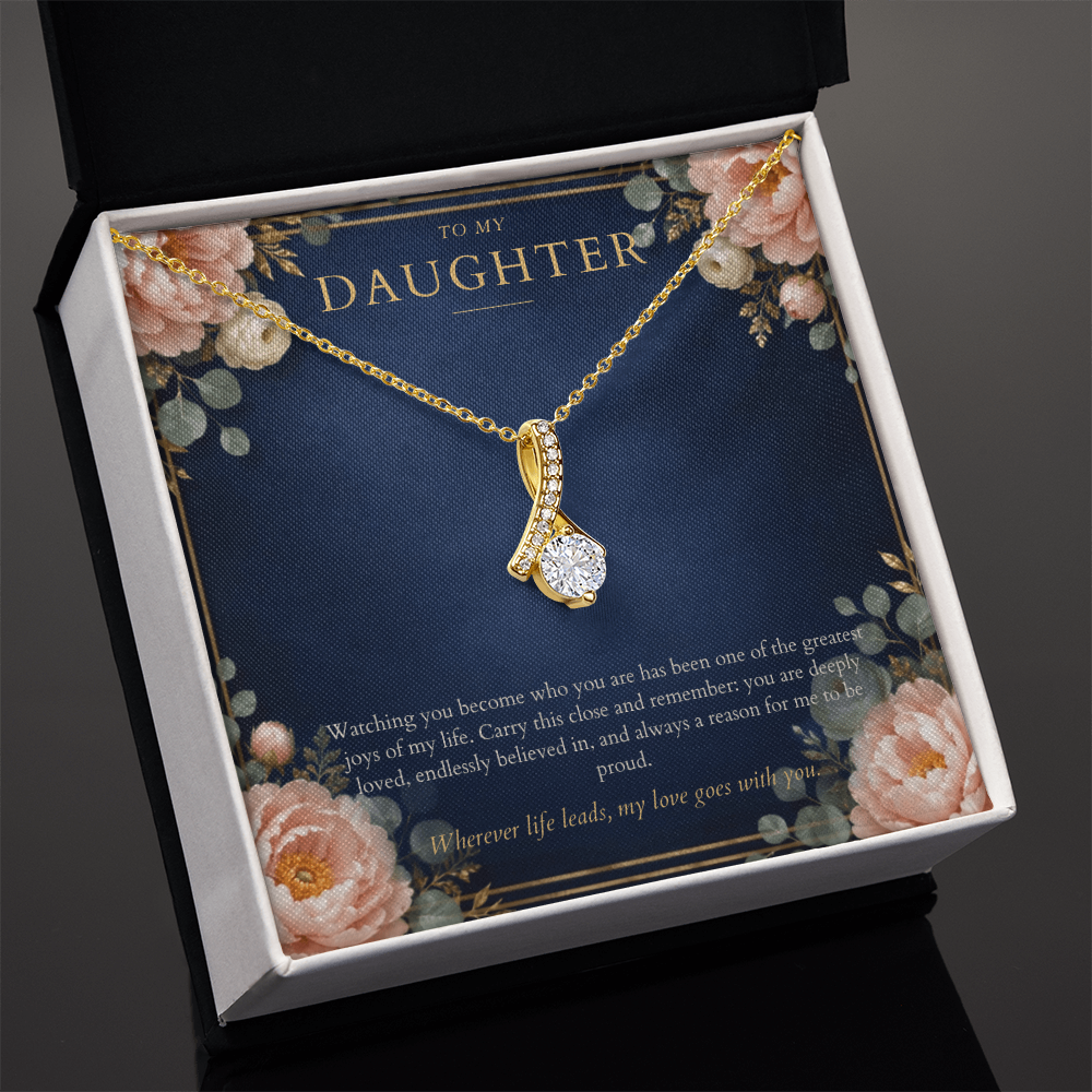 To My Daughter Alluring Beauty Necklace