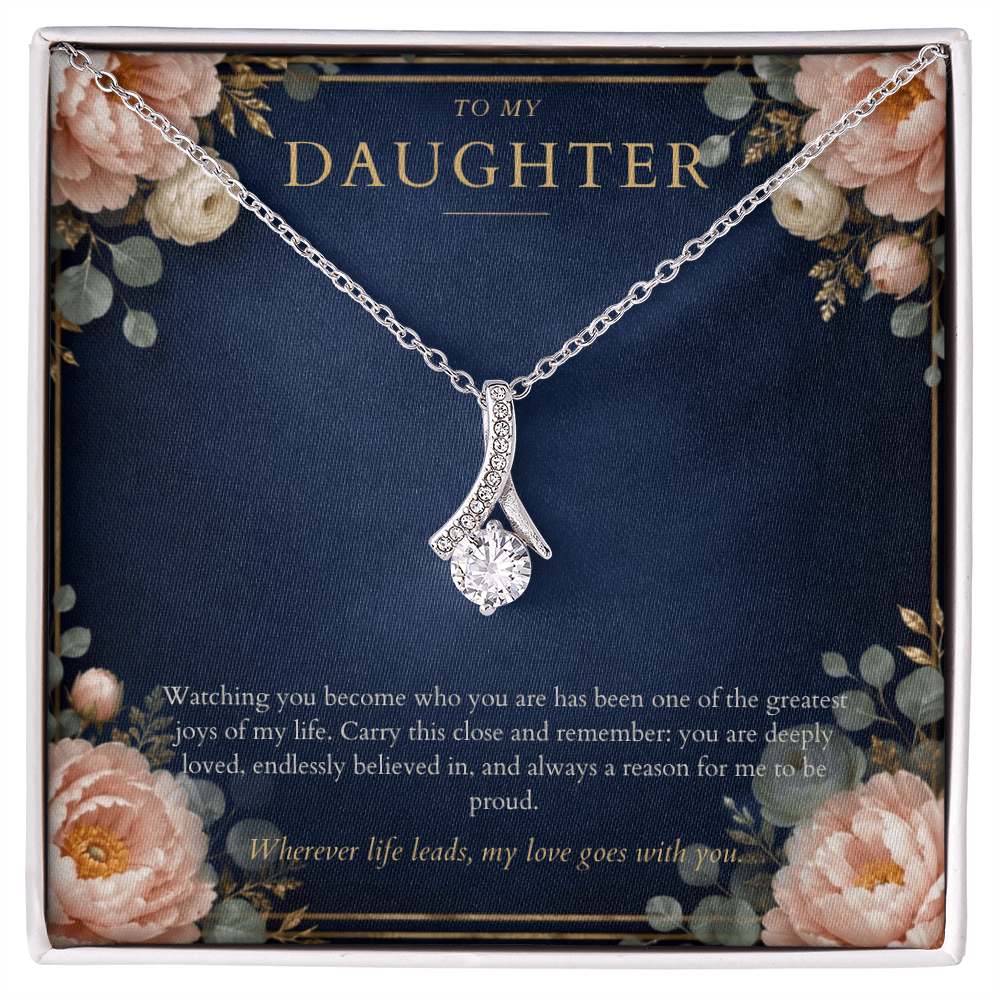 To My Daughter Alluring Beauty Necklace