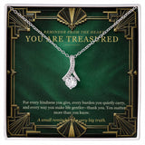 Emerald Art Deco Forever Love Necklace – You Are Treasured Gift