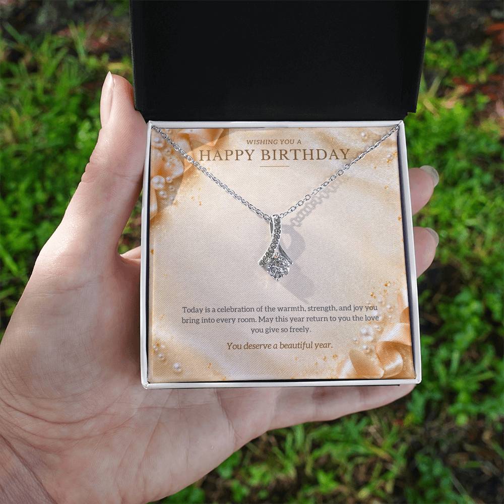 Alluring Beauty Necklace – Wishing You a Happy Birthday Gift