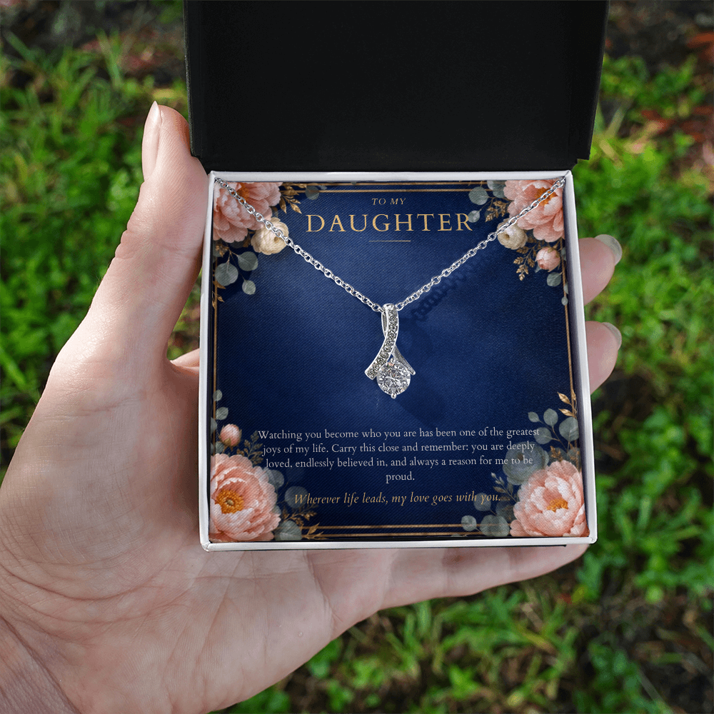 To My Daughter Alluring Beauty Necklace