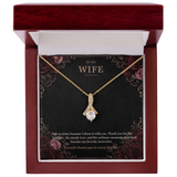 To My Wife Alluring Beauty Necklace
