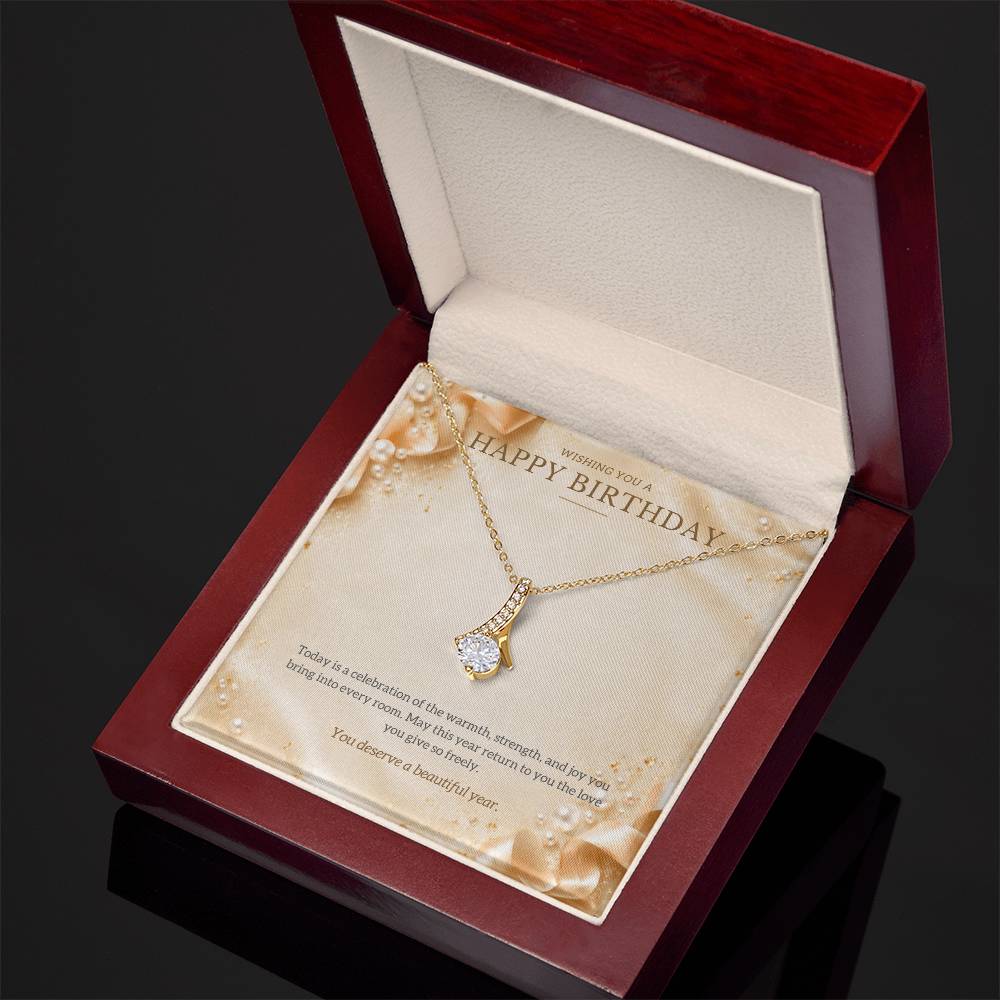 Alluring Beauty Necklace – Wishing You a Happy Birthday Gift