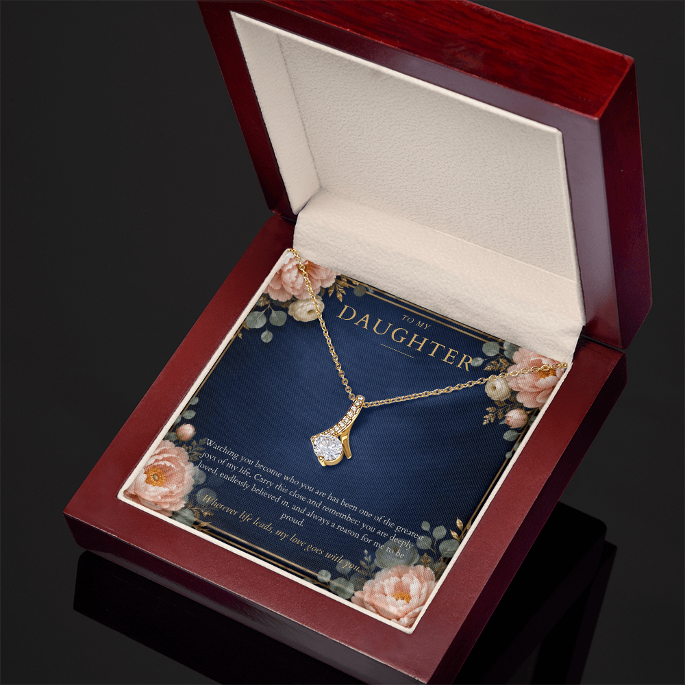 To My Daughter Alluring Beauty Necklace