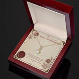 Burgundy Love Letter Forever Love Necklace – Still Choosing You Anniversary Gift