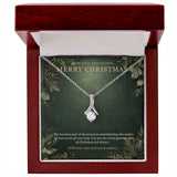 Evergreen Winter Jewel Forever Love Necklace – With Love This Season Christmas Gift
