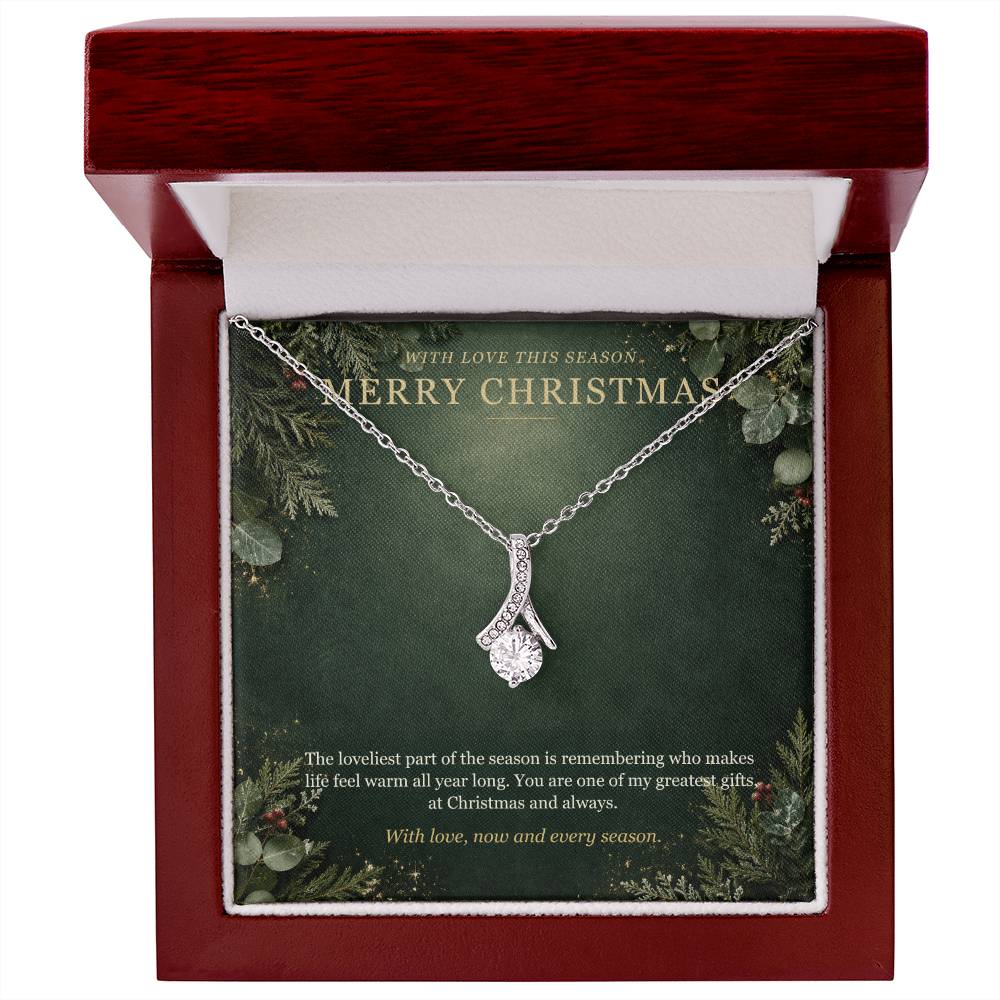 Evergreen Winter Jewel Forever Love Necklace – With Love This Season Christmas Gift