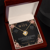 To My Wife Love Knot Necklace – Romantic Anniversary Gift from Husband