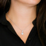 Alluring Beauty Necklace – Ribbon Pendant Gift for Her