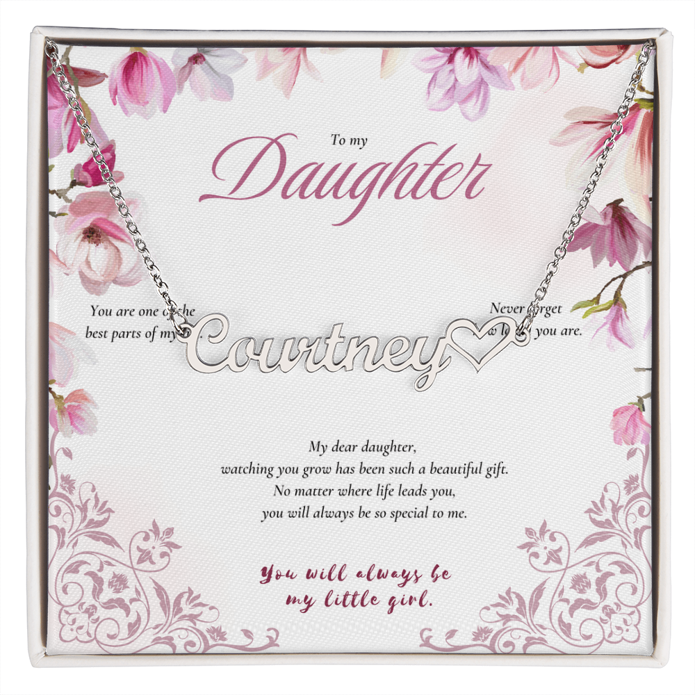 My Little Girl – Custom Name Necklace