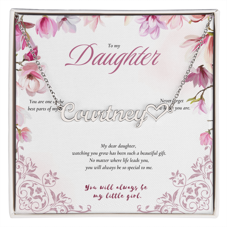 My Little Girl – Custom Name Necklace