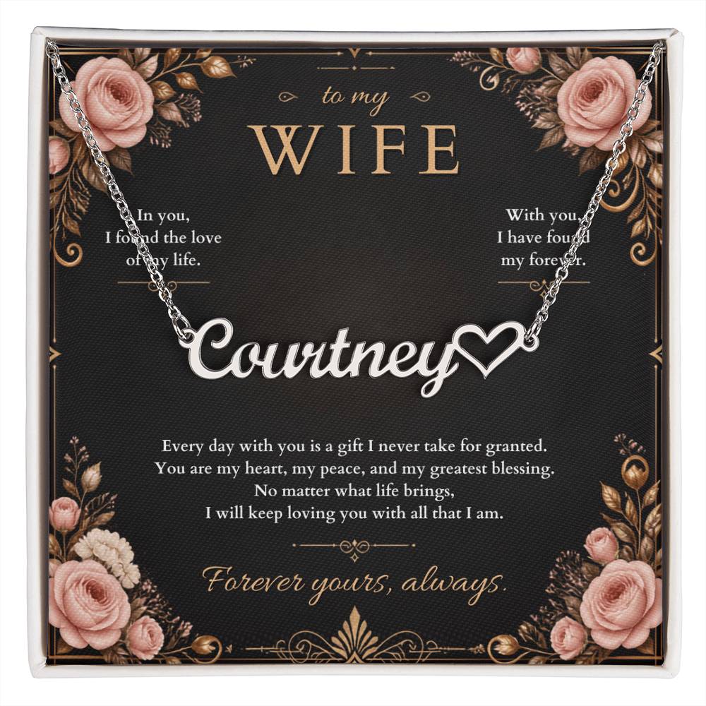 Love of My Life – Custom Name Necklace