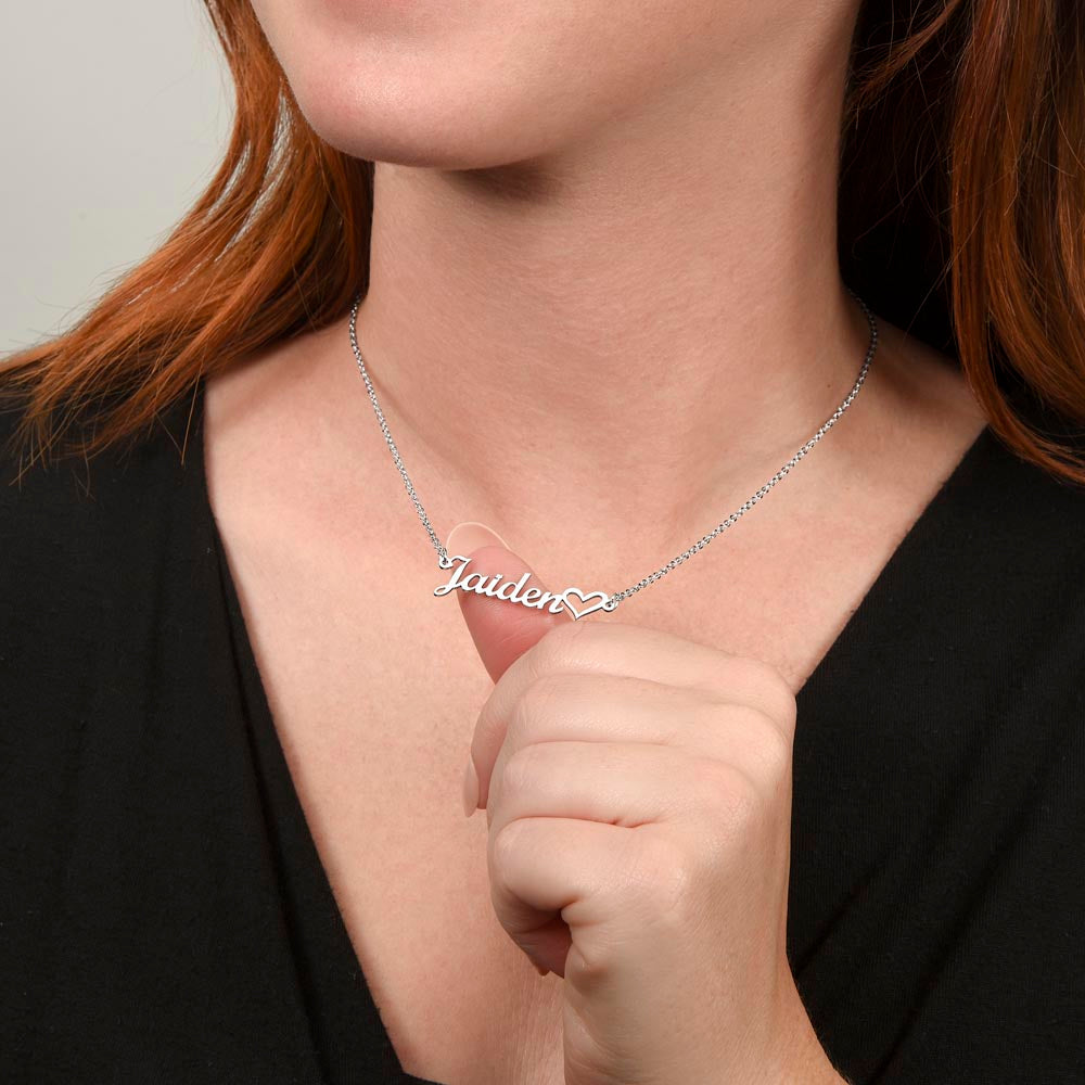 No One Can Take Your Place – Custom Name Necklace