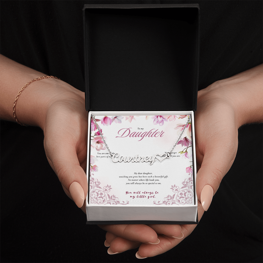 My Little Girl – Custom Name Necklace