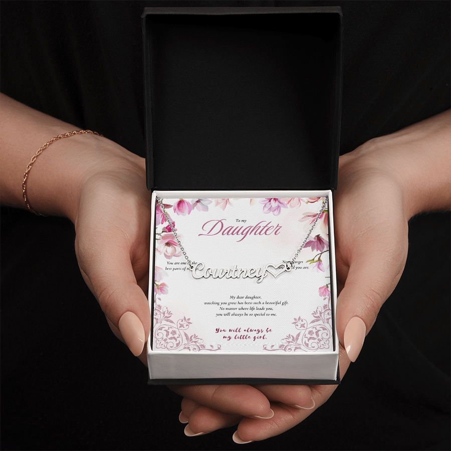 My Little Girl – Custom Name Necklace