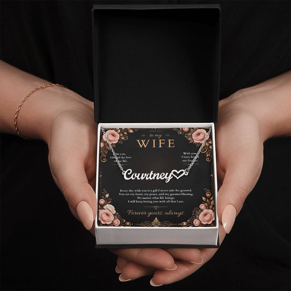 Love of My Life – Custom Name Necklace