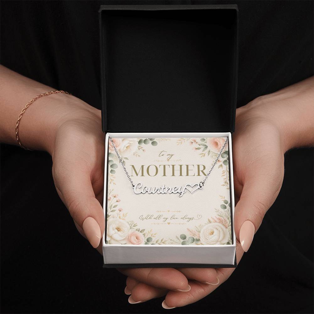 With All My Love, Always – Custom Name Necklace