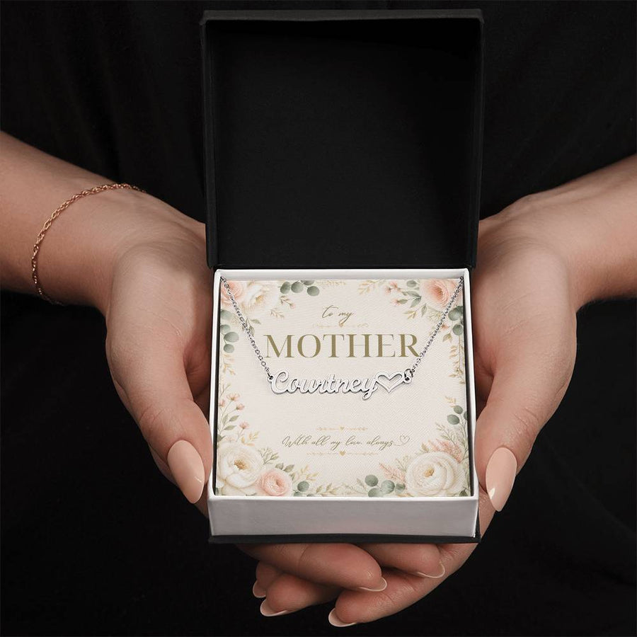 With All My Love, Always – Custom Name Necklace