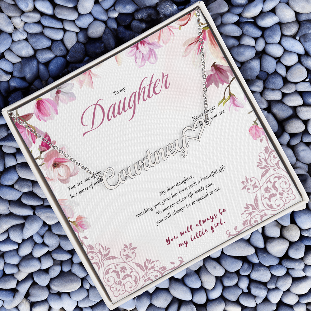 My Little Girl – Custom Name Necklace
