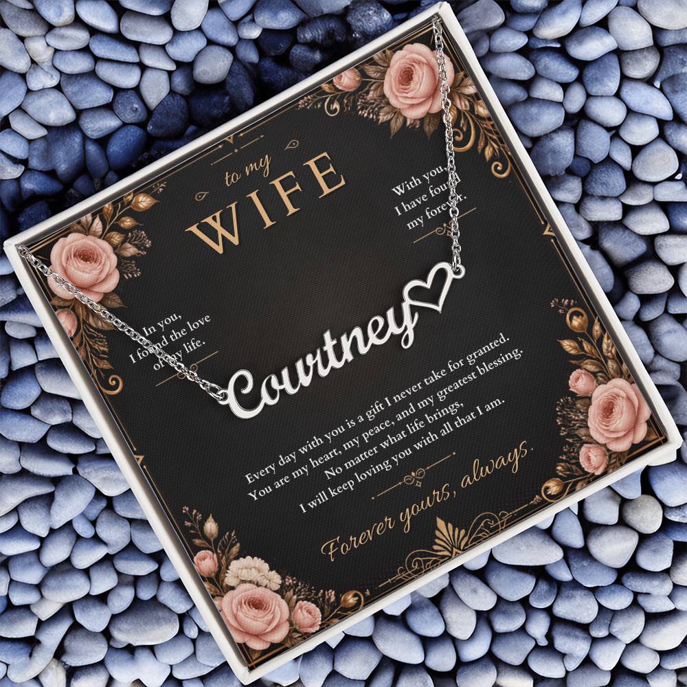 Love of My Life – Custom Name Necklace