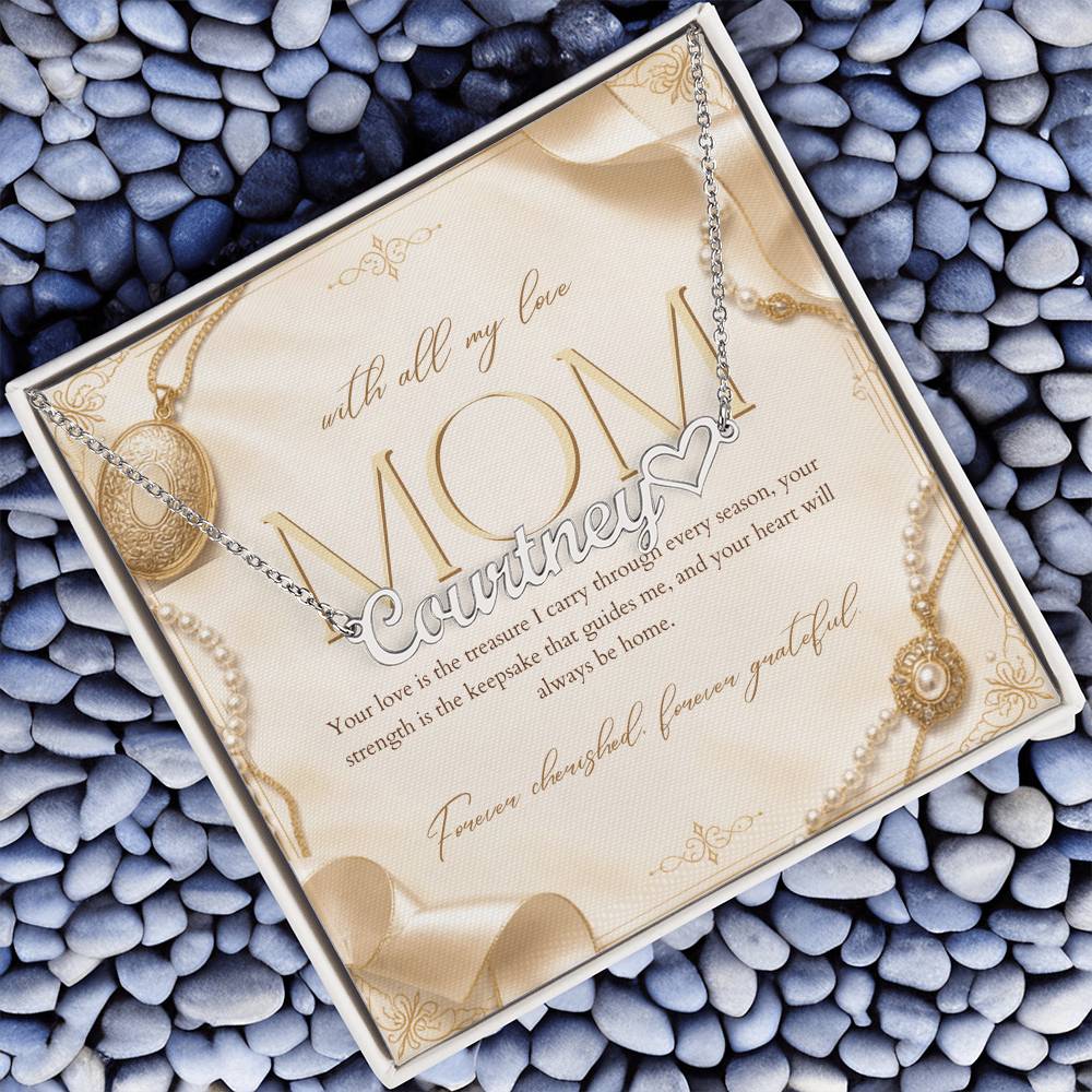 A Treasure I Carry – Custom Name Necklace