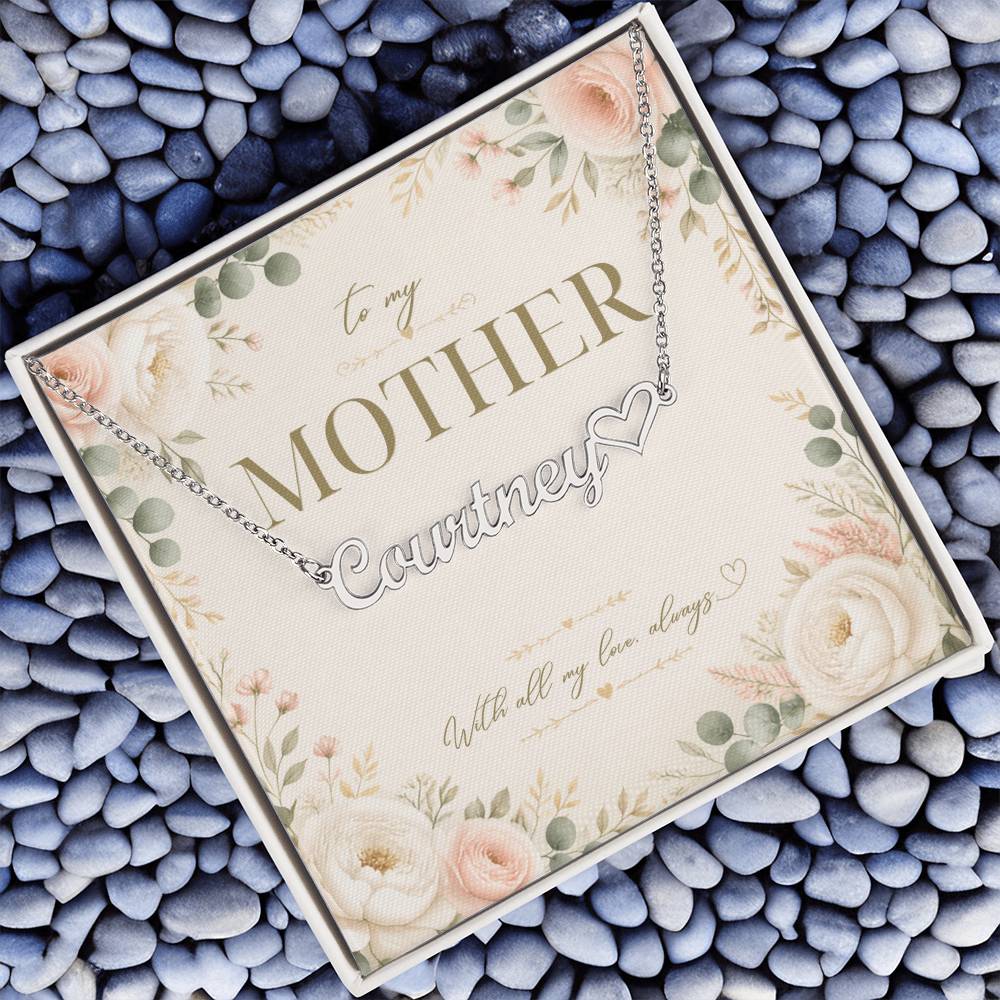 With All My Love, Always – Custom Name Necklace
