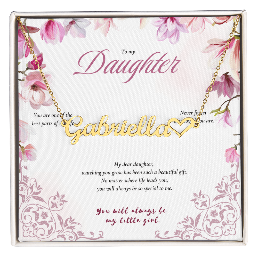 My Little Girl – Custom Name Necklace