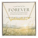 A Quiet Kind of Love – Custom Name Necklace