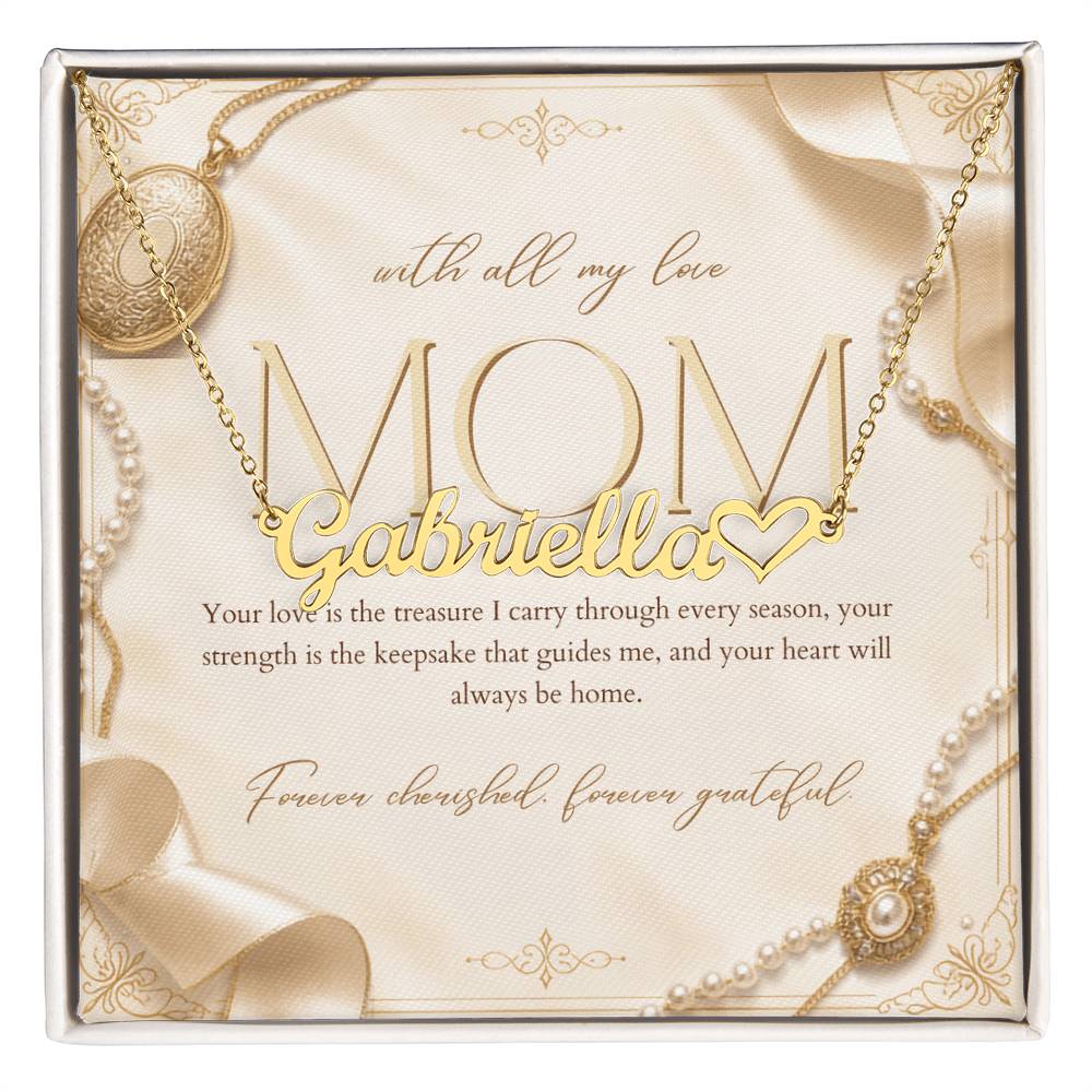 A Treasure I Carry – Custom Name Necklace