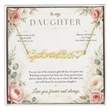 You Make Life More Beautiful – Custom Name Necklace