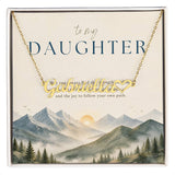 Follow Your Own Path – Custom Name Necklace