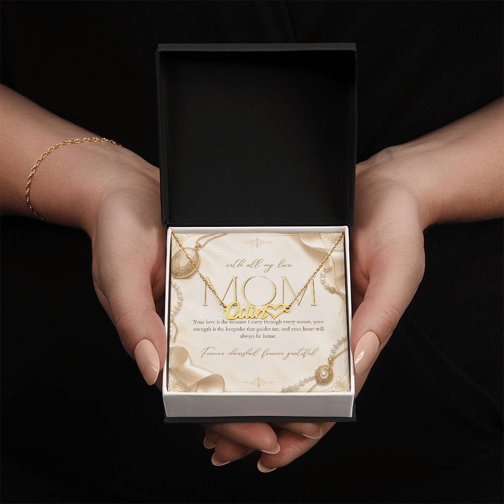 A Treasure I Carry – Custom Name Necklace