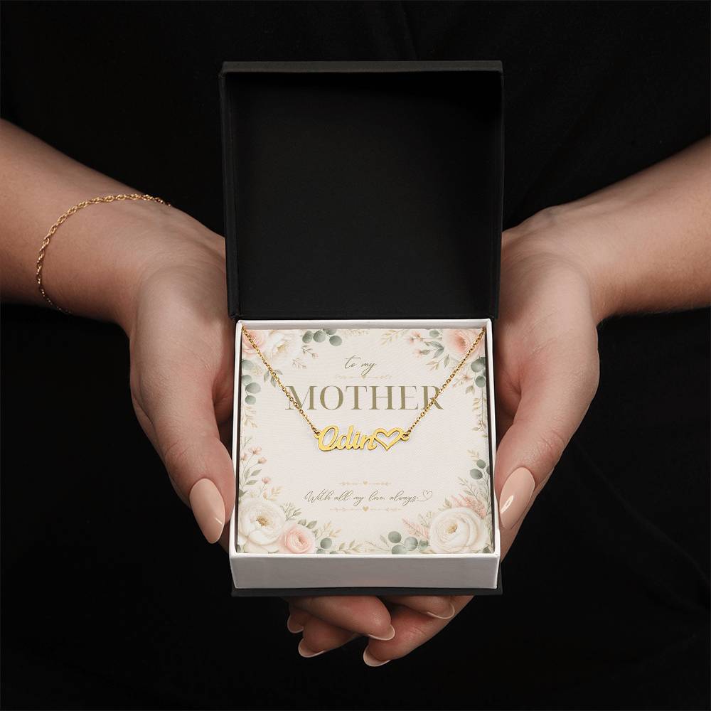 With All My Love, Always – Custom Name Necklace