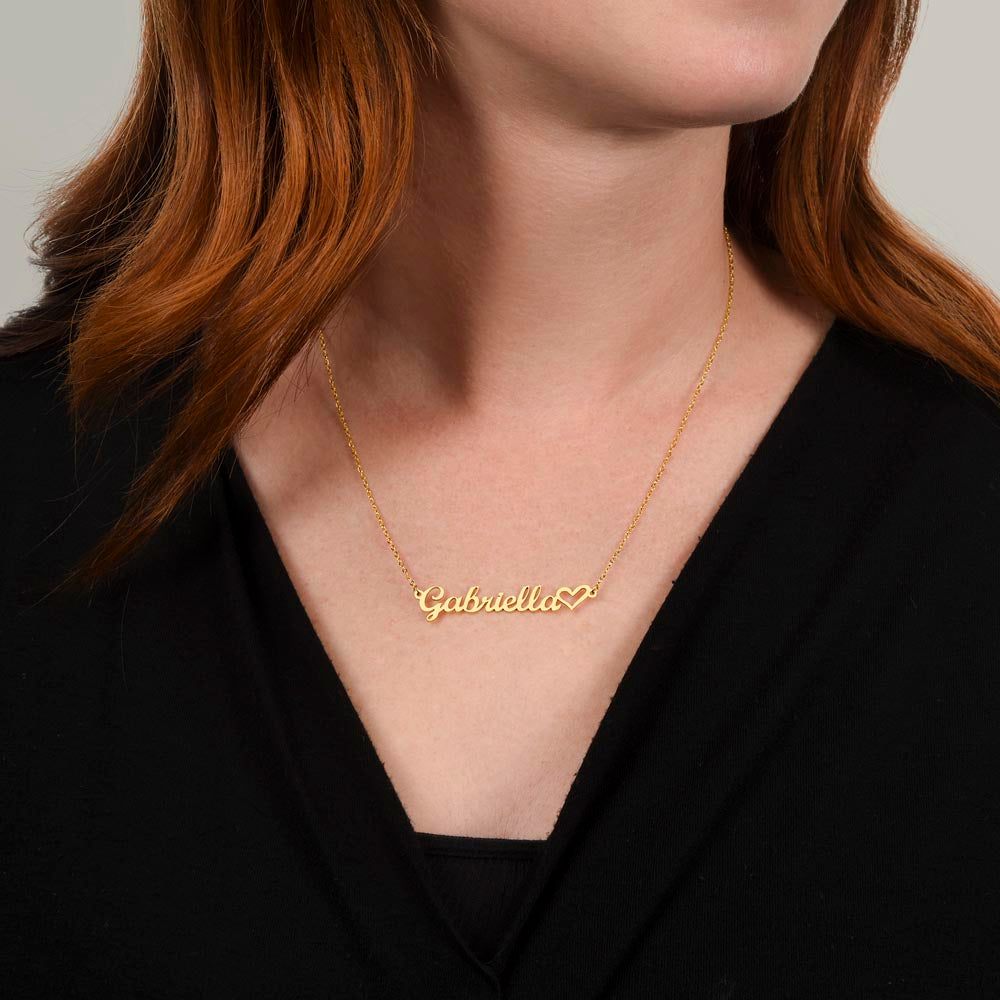 You Make Life More Beautiful – Custom Name Necklace