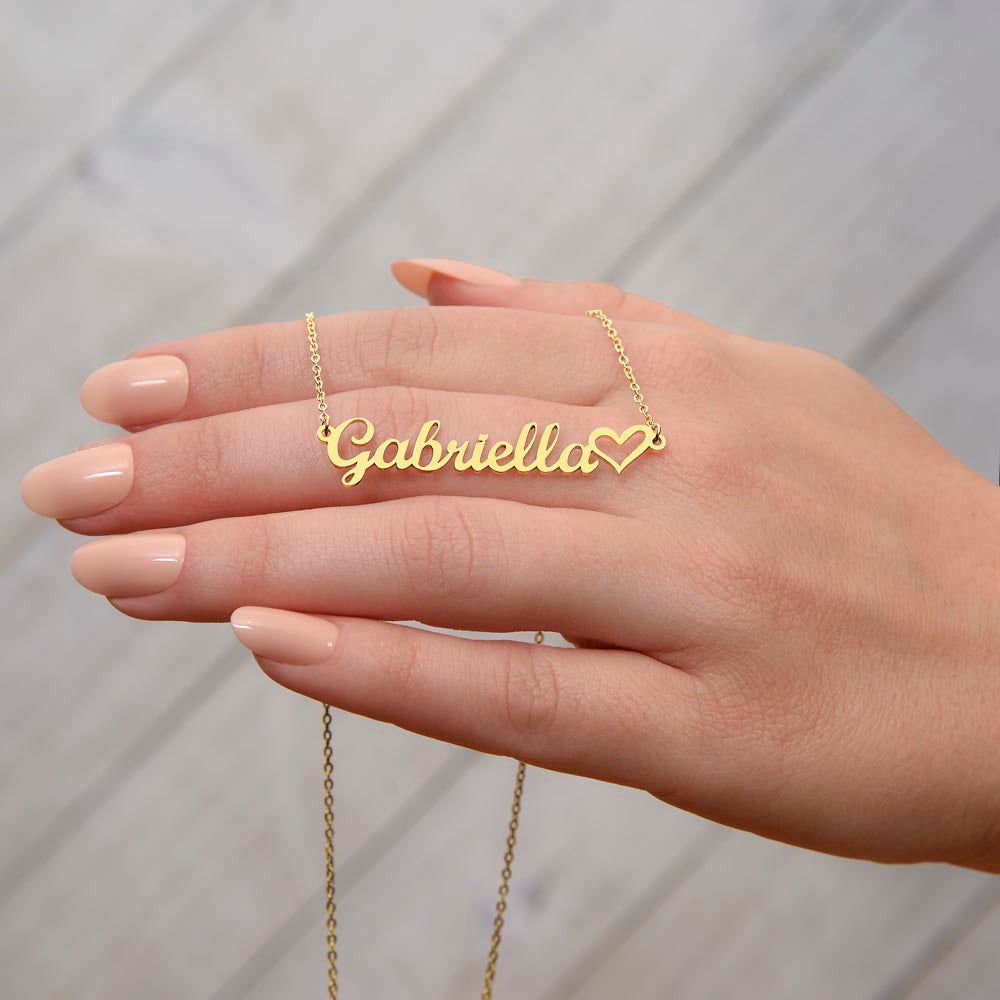 Forever Grateful, Forever Yours – Custom Name Necklace
