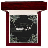Happy Wedding Anniversary – Custom Name Necklace