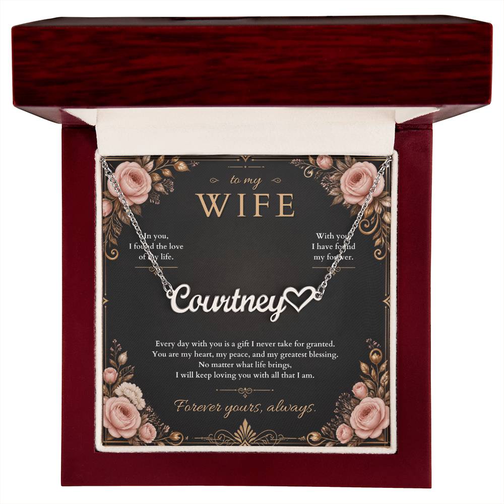 Love of My Life – Custom Name Necklace